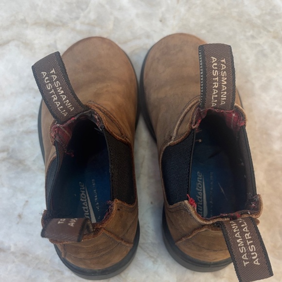 Brown Leather Ankle Boots - Picture 5 of 5